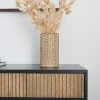Line Skänk Burned Walnut/ White | 3 Dörrar 3 Lådor