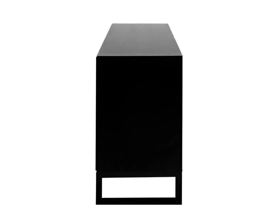 Line Skänk Svart | 3 Dörrar