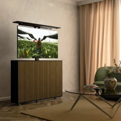 Line Slim Tv-lift 55 | Black/ Burned Walnut