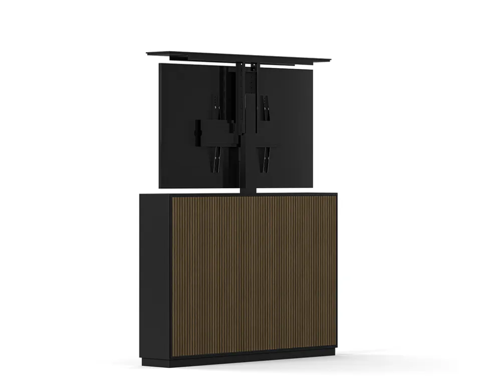 Line Slim Tv-lift 55 | Black/ Burned Walnut