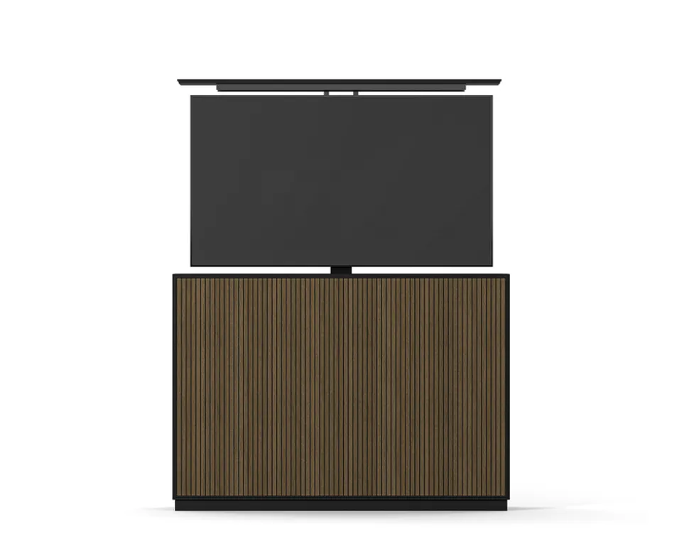 Line Slim Tv-lift 55 | Black/ Burned Walnut