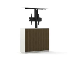 Line Slim Tv-lift 55 | White/ Burned Walnut