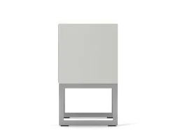 Line Sängbord Burned Walnut/White Golvstående