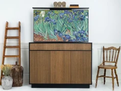 Line Tv-lift 65 | Black/ Burned Walnut