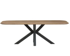 Loke Matbord 220x100 | Rökoljad Ek