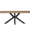 Loke Matbord 220x100 | Rökoljad Ek