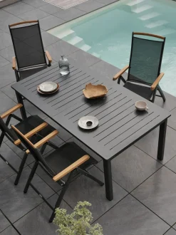 Lomma Matbord 194-312x100 | Black