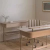 Luna Skrivbord | Nutmeg/Vitpigmenterad Ek