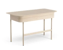 Luna Skrivbord | Nutmeg/Vitpigmenterad Ek