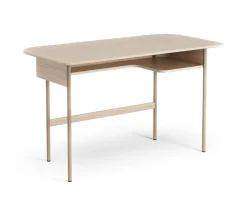 Luna Skrivbord | Nutmeg/Vitpigmenterad Ek