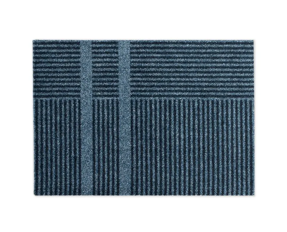 Løype Dörrmatta | Stormy Blue 60x85