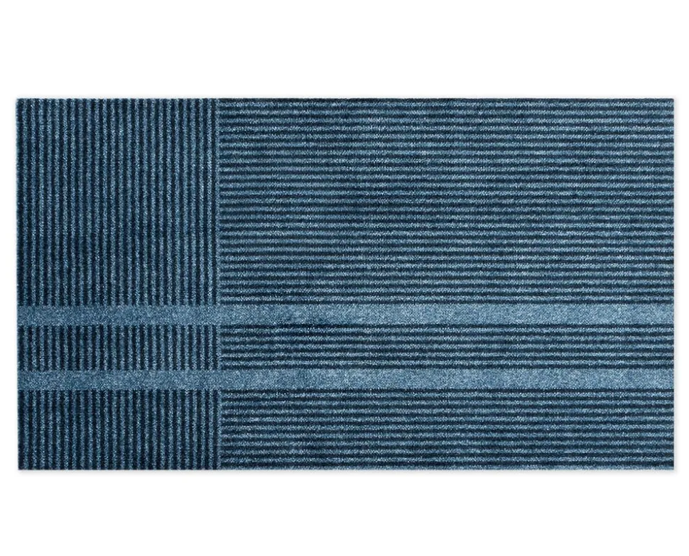 Løype Dörrmatta | Stormy Blue 85x150