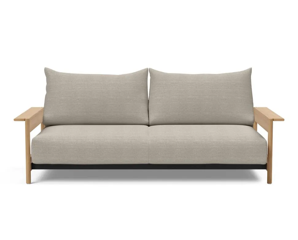 Malloy Wood Bäddsoffa | 155 cm | 579 Kenya Gravel