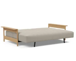 Malloy Wood Bäddsoffa | 155 cm | 579 Kenya Gravel