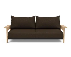 Malloy Wood Bäddsoffa | 155 cm | 358 Taura Chocco