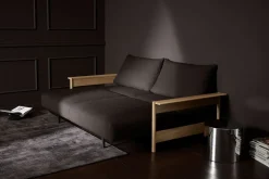 Malloy Wood Bäddsoffa | 155 cm | 358 Taura Chocco