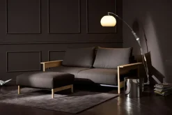 Malloy Wood Bäddsoffa | 155 cm | 358 Taura Chocco
