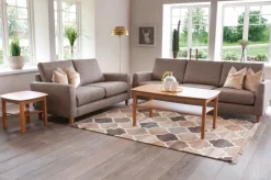Marathon Soffbord Ø75 | Svartbetsad Ek