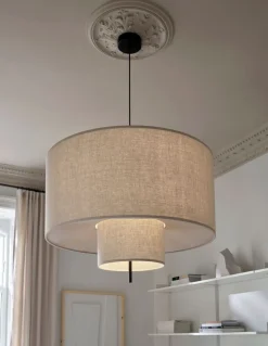 Margin Pendel Ø90 | Beige Canvas