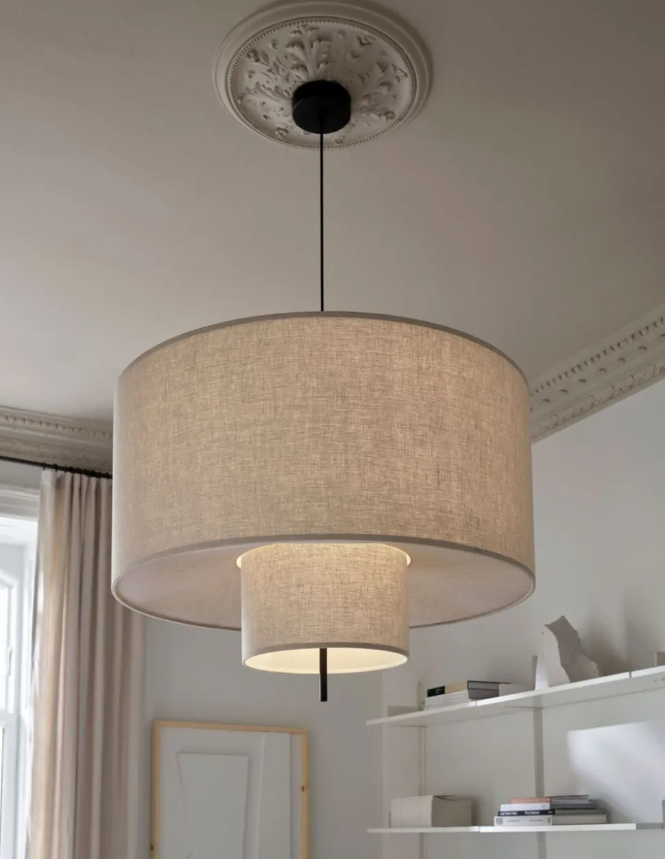 Margin Pendel Ø90 | Beige Canvas