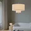 Margin Pendel Ø50 | Vit Canvas