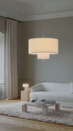 Margin Pendel Ø50 | Vit Canvas