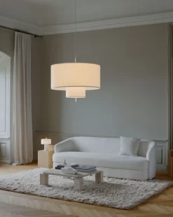Margin Pendel Ø50 | Vit Canvas