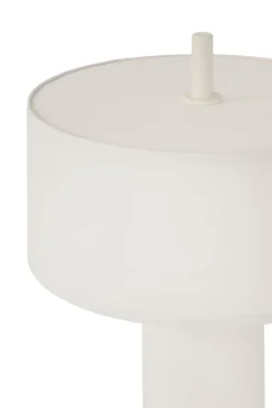 Margin Portabel Lampa | Vit Canvas