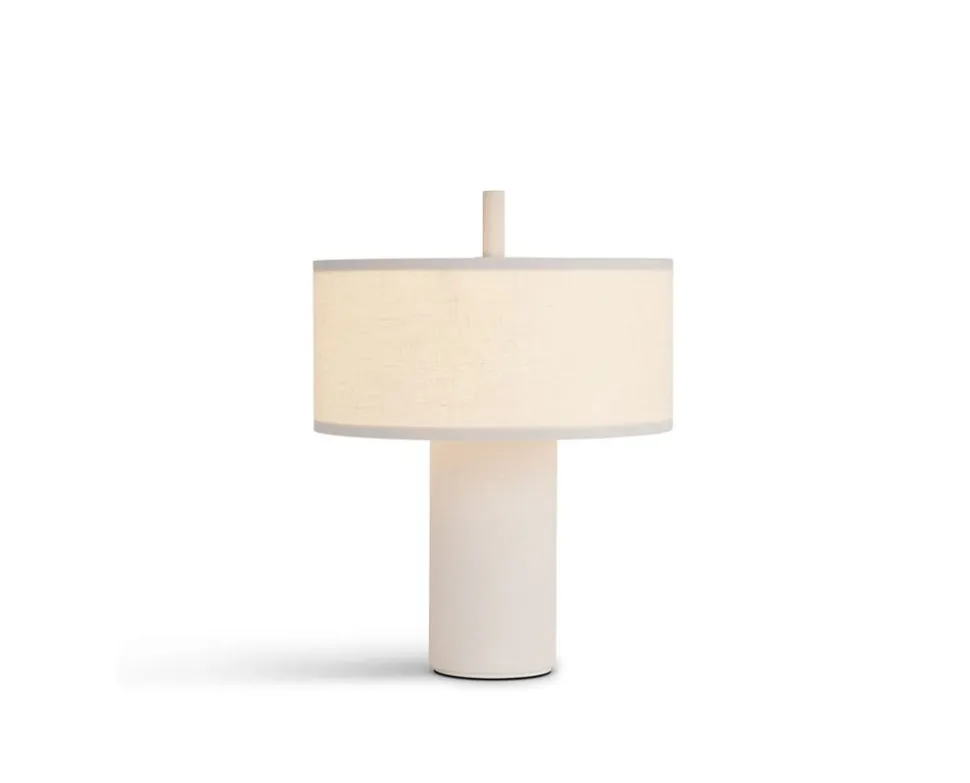 Margin Portabel Lampa | Vit Canvas