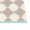 Marre gångmatta Mud Turquoise Stripe 70x150