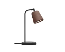 Material Bordslampa Rökt ek