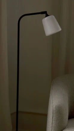 Material Golvlampa | Svart Marmor
