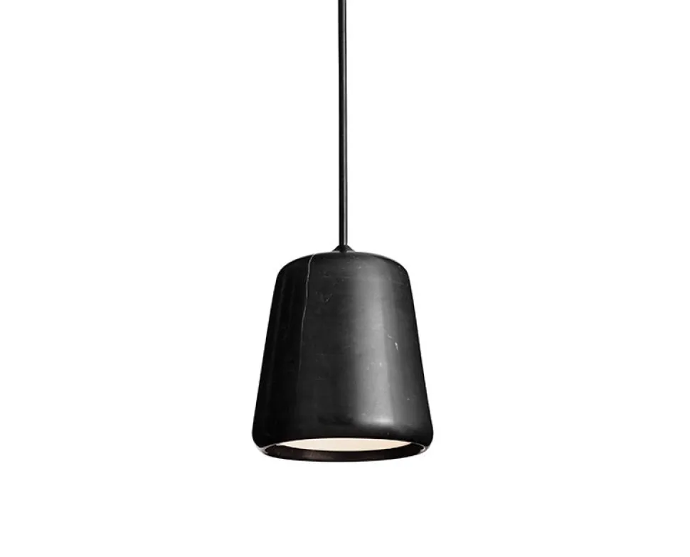 Material Pendel Svart marmor