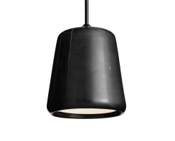 Material Pendel Svart marmor