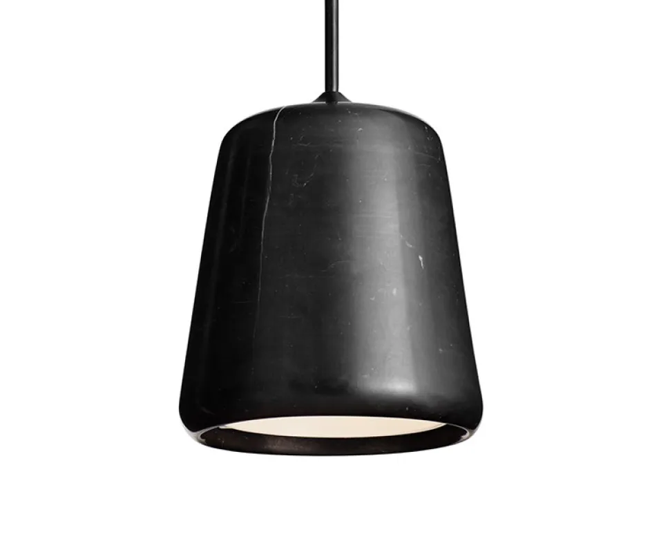 Material Pendel Svart marmor