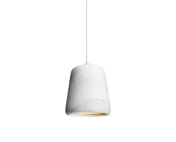 Material Pendel Vit marmor