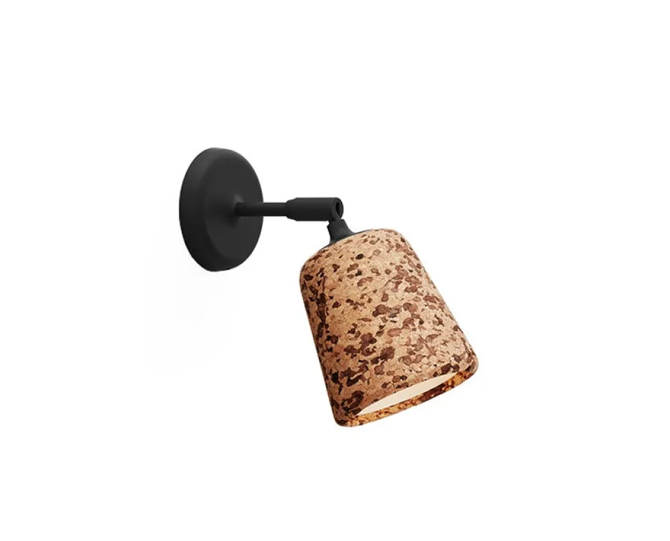 Material Vägglampa Blandad kork