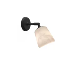 Material Vägglampa Det svarta fåret (vit marmor)
