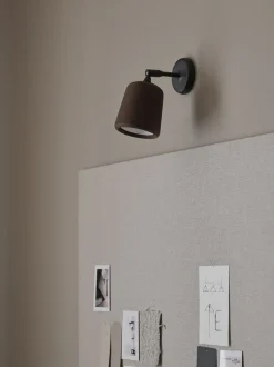 Material Vägglampa Det svarta fåret (vit marmor)