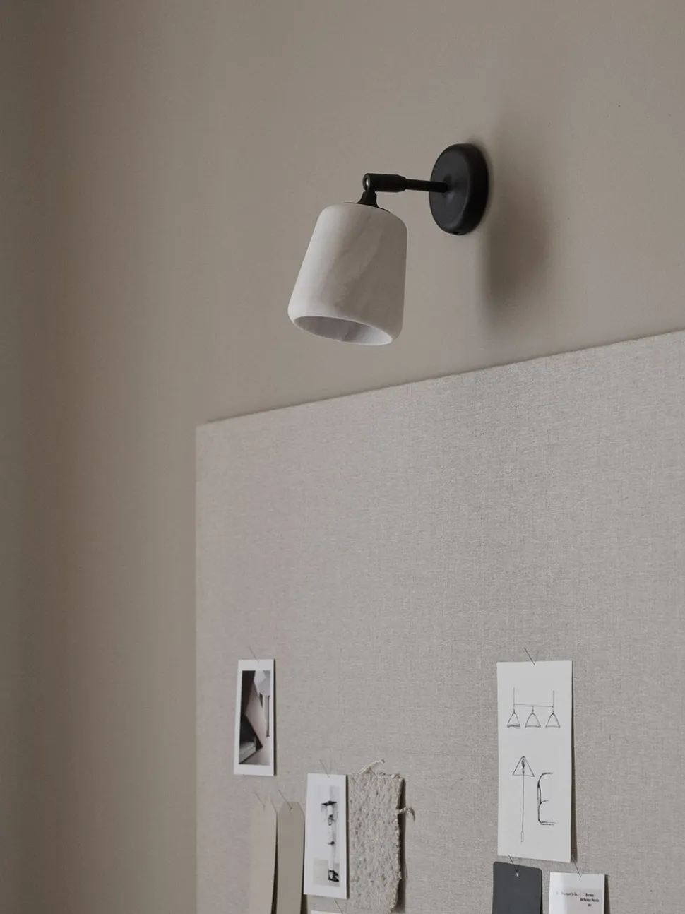 Material Vägglampa Rostfritt stål