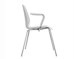 Maui karmstol | 4 kromben | Pale Grey
