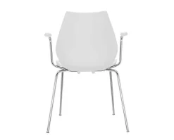 Maui karmstol | 4 kromben | Pale Grey