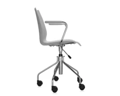 Maui karmstol med hjul | Pale Grey