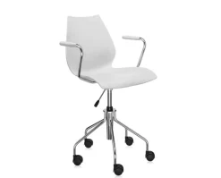 Maui karmstol med hjul | Pale Grey