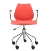 Maui karmstol med hjul | Purple Red