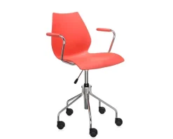 Maui karmstol med hjul | Purple Red