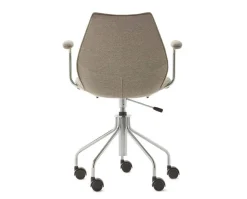 Maui karmstol med hjul | Soft Noma | Beige