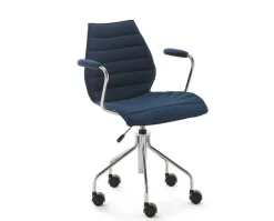 Maui karmstol med hjul | Soft Noma | Blue