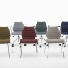 Maui karmstol med hjul | Soft Noma | Brick Red