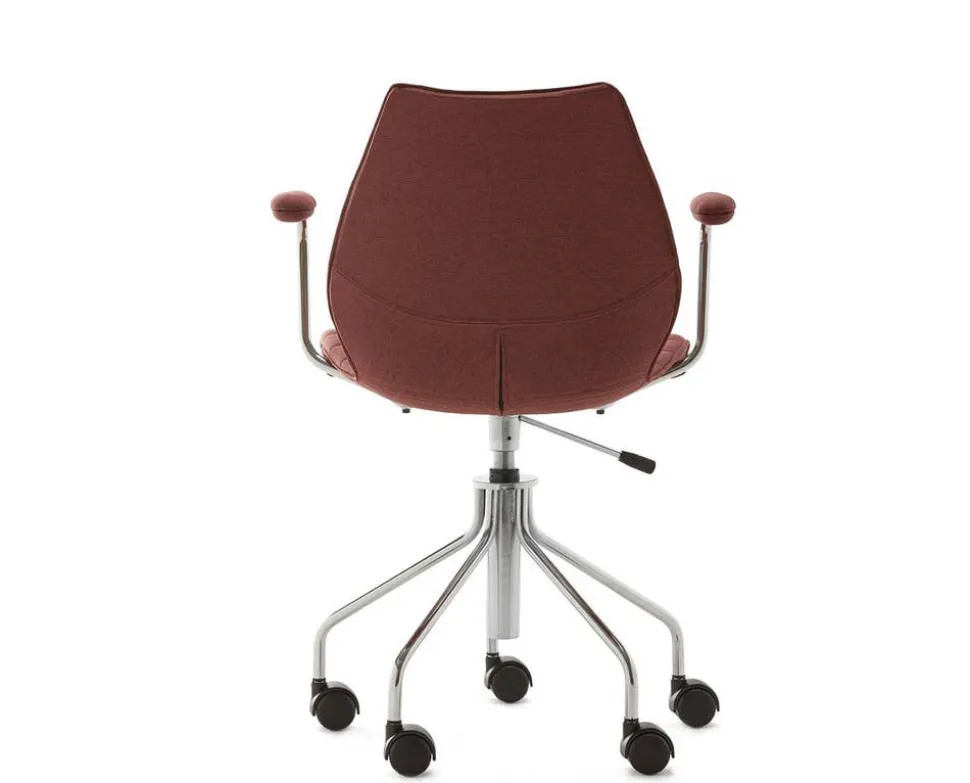 Maui karmstol med hjul | Soft Noma | Brick Red